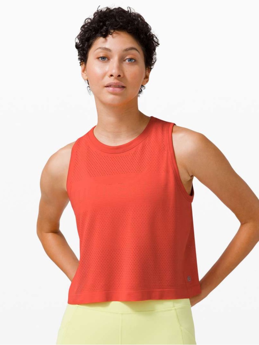 Lululemon Cropped Coral Tank